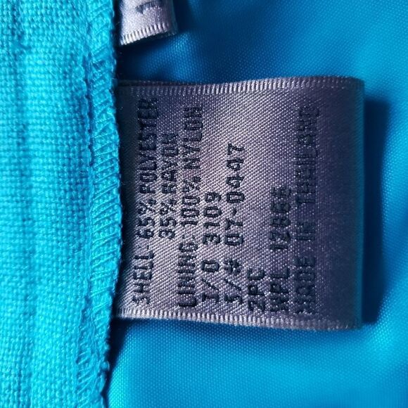 VINTAGE blue high waisted skirt size 16 - Picture 8 of 8